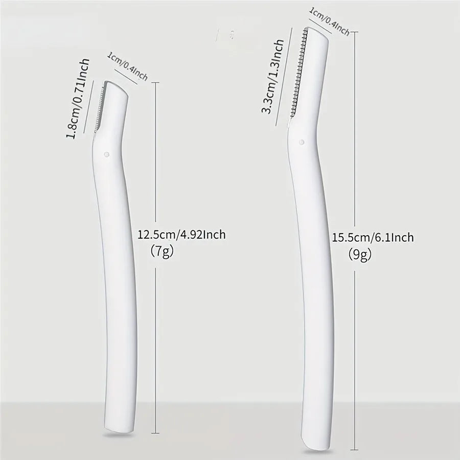 4 Uds. Maquinilla De Afeitar Para Cejas, Maquinillas De Afeitar Faciales Para Mujeres, Afeitadora De Cejas, Herramienta De Dermaplaning Para Exfoliar Y Refrescar La Piel
