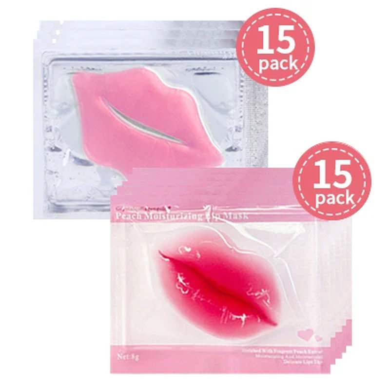 30 Uds. Mascarilla De Labios De Cristal De Colágeno, Parches De Gel, Líneas De Reparación Hidratantes, Almohadilla Carnosa Para Labios, Mascarilla Para Mejorar El Cuidado De Los Labios