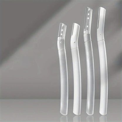 4 Uds. Maquinilla De Afeitar Para Cejas, Maquinillas De Afeitar Faciales Para Mujeres, Afeitadora De Cejas, Herramienta De Dermaplaning Para Exfoliar Y Refrescar La Piel