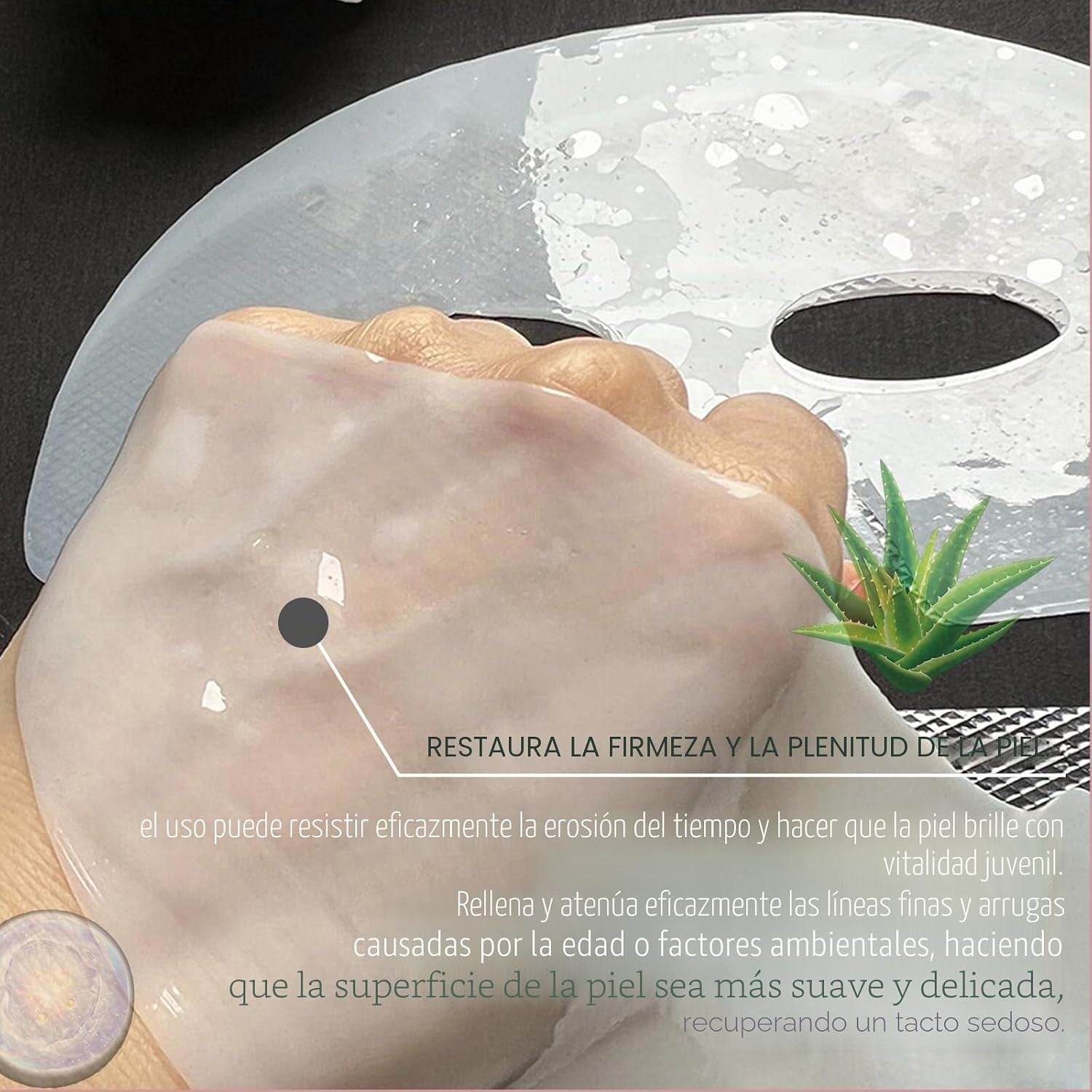 Bio Collagen Real Deep Mask, Mascarilla Colágeno Noche, Mascarilla De Colageno,Collagen Mask for Face Overnight, Hidratante, Lifting Y Encoge Los Poros