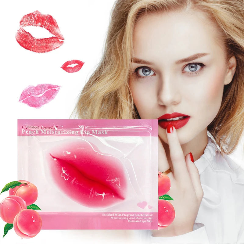 30 Uds. Mascarilla De Labios De Cristal De Colágeno, Parches De Gel, Líneas De Reparación Hidratantes, Almohadilla Carnosa Para Labios, Mascarilla Para Mejorar El Cuidado De Los Labios
