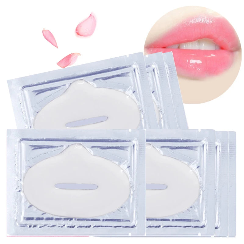 30 Uds. Mascarilla De Labios De Cristal De Colágeno, Parches De Gel, Líneas De Reparación Hidratantes, Almohadilla Carnosa Para Labios, Mascarilla Para Mejorar El Cuidado De Los Labios