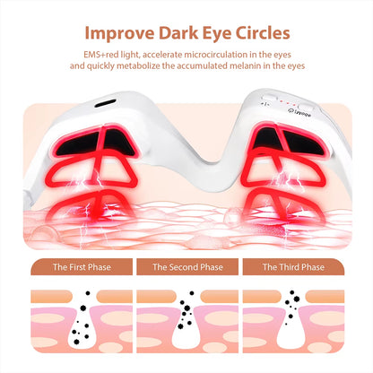 Masajeador De Ojos Ojeras Máquina De Belleza Para El Cuidado De Los Ojos Con Eliminación De Bolsas De Ojos