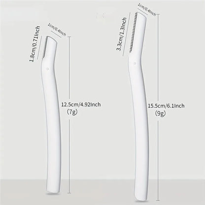 4 Uds. Maquinilla De Afeitar Para Cejas, Maquinillas De Afeitar Faciales Para Mujeres, Afeitadora De Cejas, Herramienta De Dermaplaning Para Exfoliar Y Refrescar La Piel