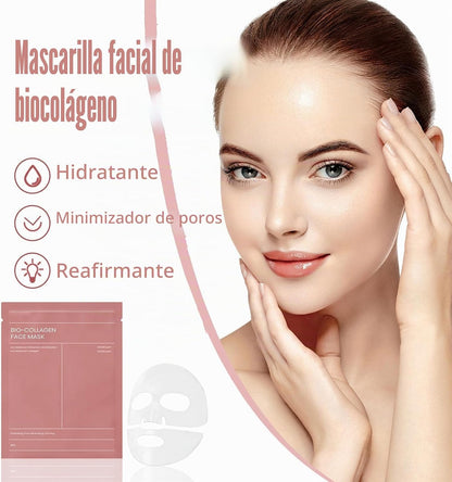Bio Collagen Real Deep Mask, Mascarilla Colágeno Noche, Mascarilla De Colageno,Collagen Mask for Face Overnight, Hidratante, Lifting Y Encoge Los Poros