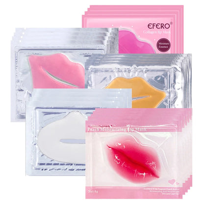 30 Uds. Mascarilla De Labios De Cristal De Colágeno, Parches De Gel, Líneas De Reparación Hidratantes, Almohadilla Carnosa Para Labios, Mascarilla Para Mejorar El Cuidado De Los Labios