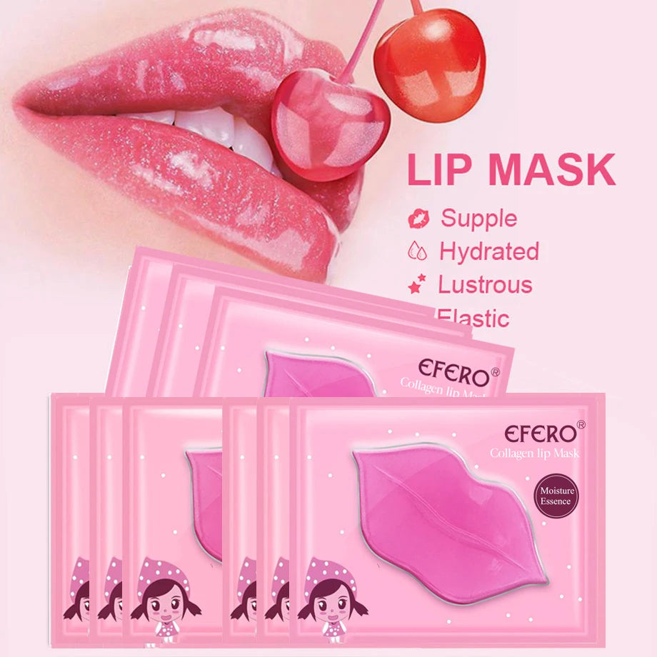 30 Uds. Mascarilla De Labios De Cristal De Colágeno, Parches De Gel, Líneas De Reparación Hidratantes, Almohadilla Carnosa Para Labios, Mascarilla Para Mejorar El Cuidado De Los Labios